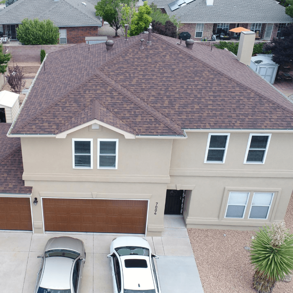 Shingle roof replacement by Lobo Roofs