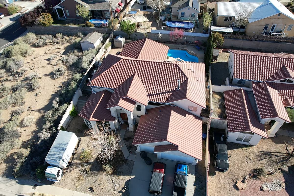 Tile roof installation by Lobo Roofs