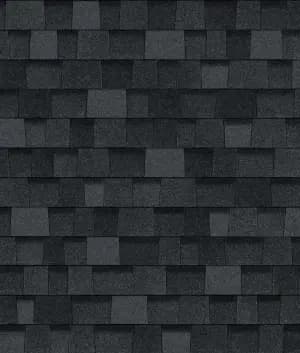 Onyx Black shingle swatch