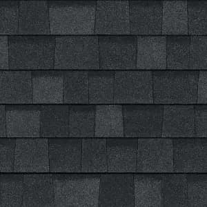 Onyx Black shingle swatch